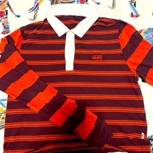 Vans cropped long sleeve size small